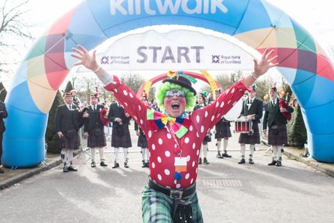 Kiltwalk start