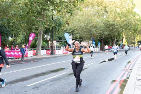 Anthony Nolan runner at the London Marathon