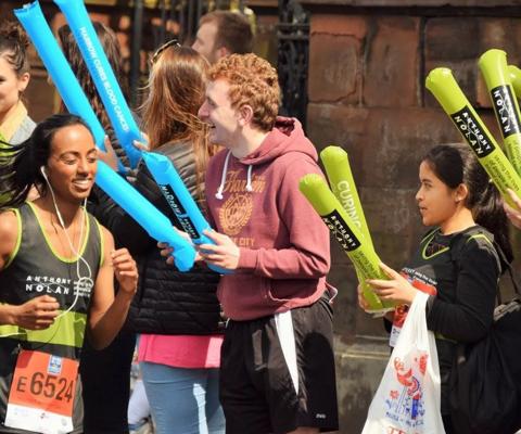 Belfast Marrow runner - check with supporter led fundraising team for consent