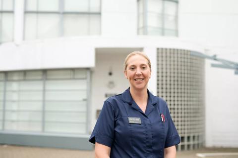 Anthony Nolan Lead Nurse, Rachel Miller, in Heathgate offices