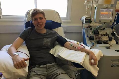 Sean has donated his stem cells to two different recipients. He met his first recipient, Anne, December 2019, coincidentally the day before he was due to start the process for a second recipient.