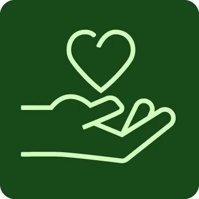 AN Icon, Invigorating Green on  Resilient Green