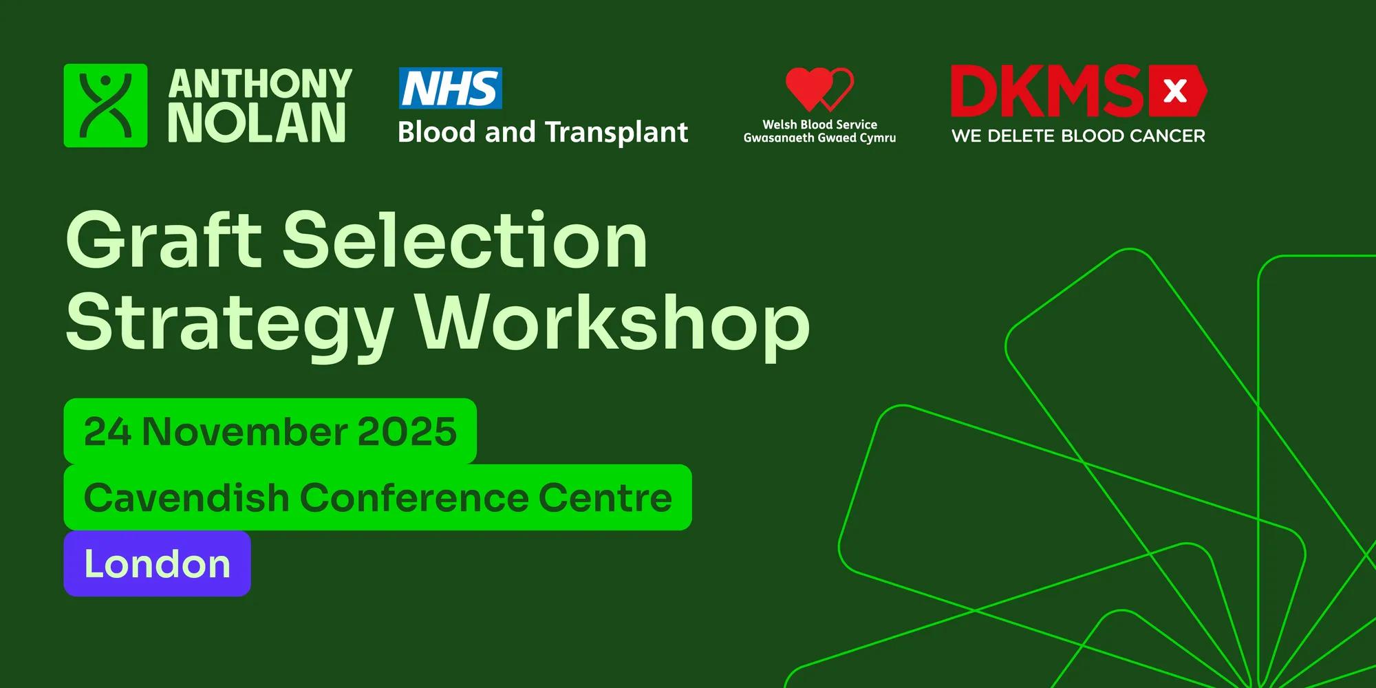 Informational banner image showing details of the 2025 Graft Selection Strategy Workshop.