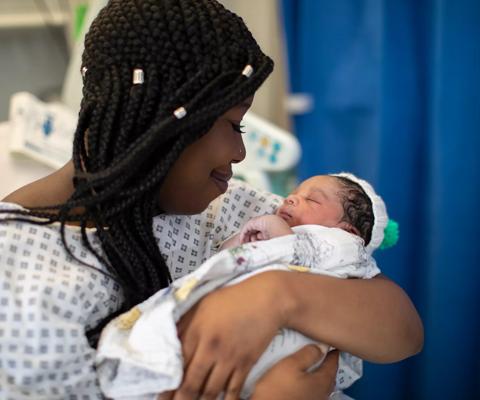 Cord Blood Collection – Dolapo Ogundimo is a new mum who donated her baby's cord blood. Her son, Cyprien, is a born lifesaver!