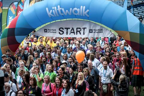 Kiltwalk Edinburgh Start