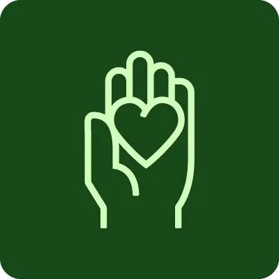 AN Icon, Invigorating Green on  Resilient Green