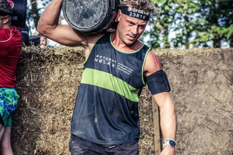 Dan Day participates in the Spartan Beast Race