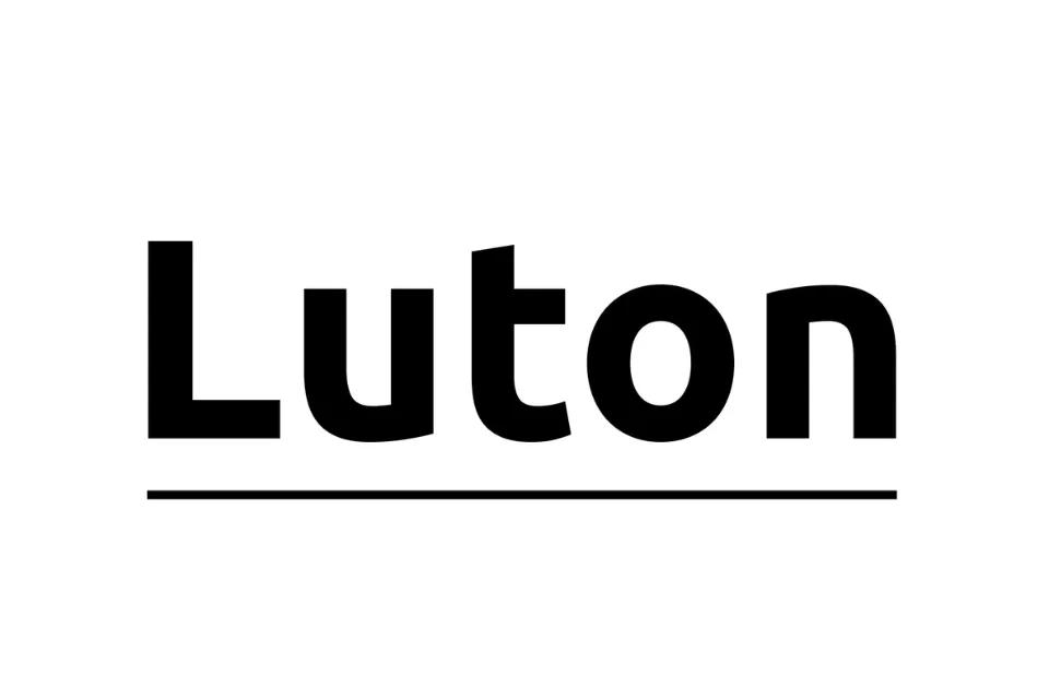 Luton Logo black