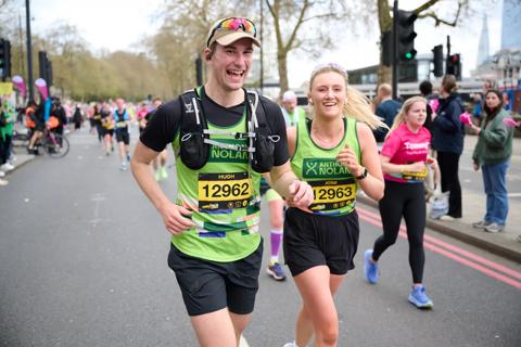 TeamAN runners at the 2024 London Landmarks Half Marathon