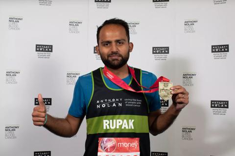 Rupak Ramachandran London Marathon