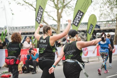 Team photo London Marathon