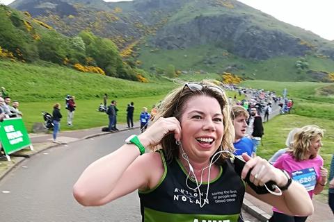 Anne McCluskey Edinburgh Marathon Festival