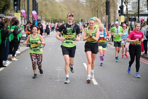 TeamAN runners at the 2024 London Landmarks Half Marathon