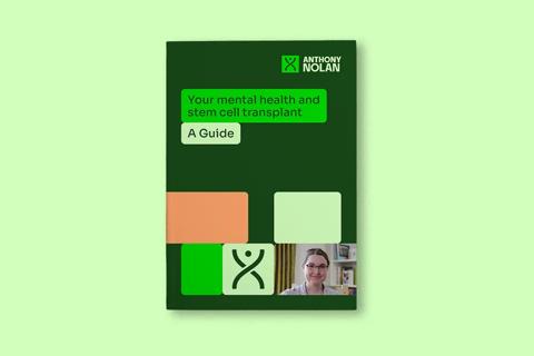 Front cover for Your mental health and stem cell transplant booklet