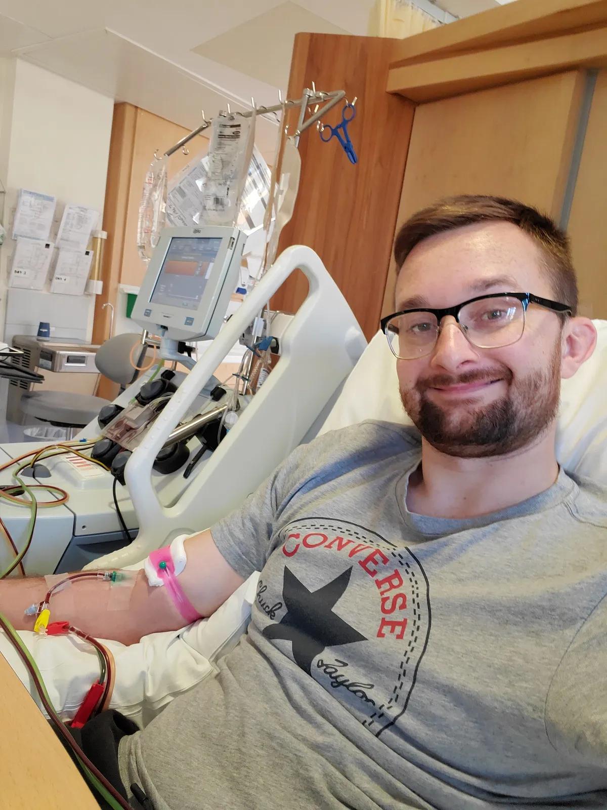 Donor images for social media