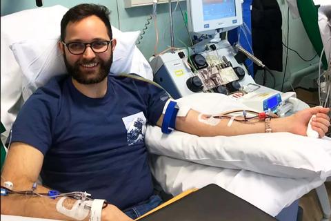 Donating stem cells