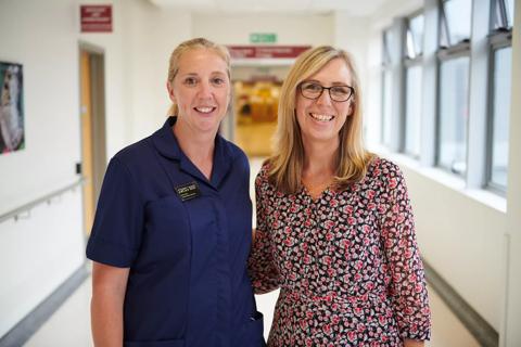 Healthcare professionals and patients in a clinical setting