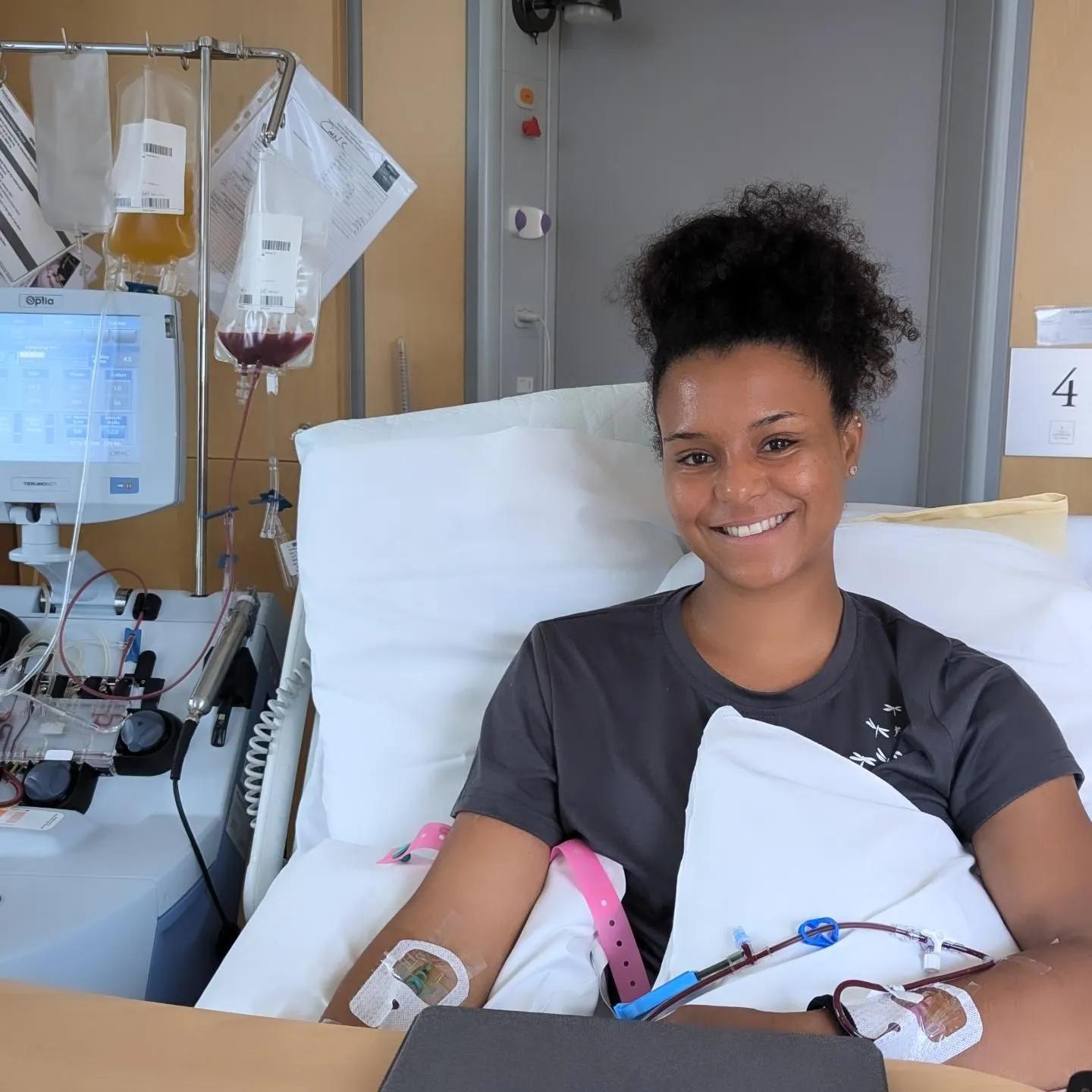 Seonaid donated her stem cells in 2024