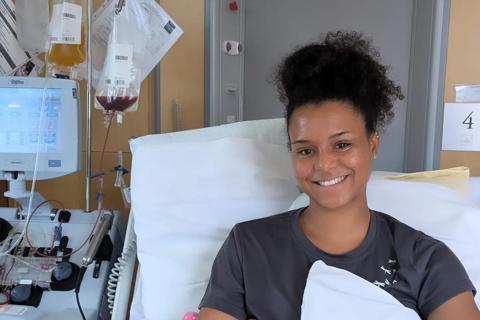 Seonaid donated her stem cells in 2024