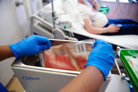 Healthcare professionals and patients in a clinical setting