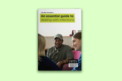 A booklet cover with the title ourAn Essential Guide to Dealing With Infections