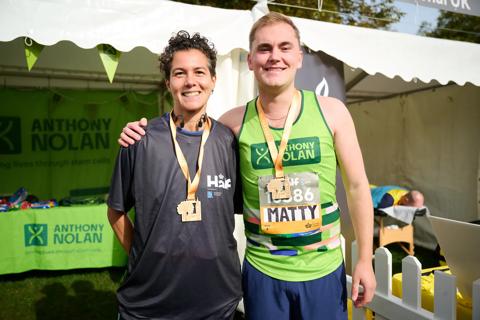 Royal Parks Half Marathon post race picture 