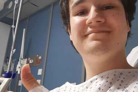Ryan donated via bone marrow in 2020 and shared his story