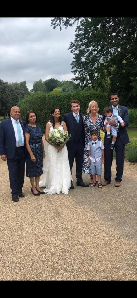 Pradeep Thati and his family