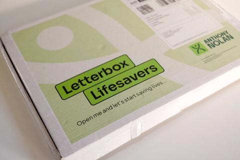 Photo of letterbox Lifesavers kit