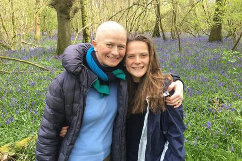 Patient Joanna with daughter Alice