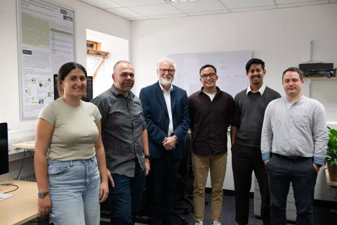 Bioinformatics Research team from left to right Xenia Georgio James Robinson Steven Marsh Gabriel Benitez Richard Natarajan and Dominic Barker 